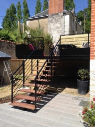 Terrasse suspendue à Blois