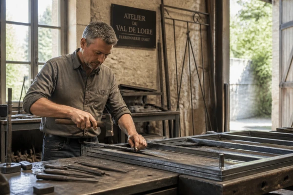 Artisan ferronnier pour fenêtres barreaudées Vendôme
