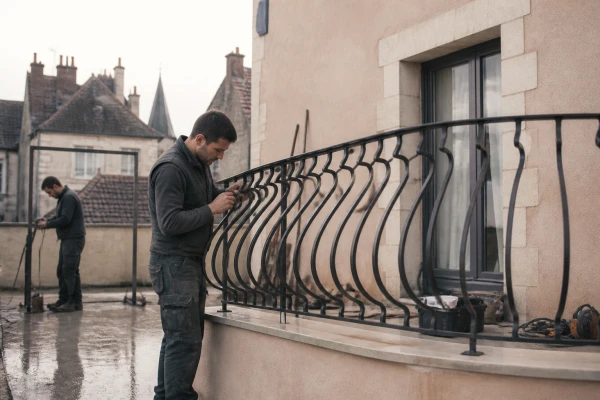Menuiserie métallique cintrée sur mesure à Blois