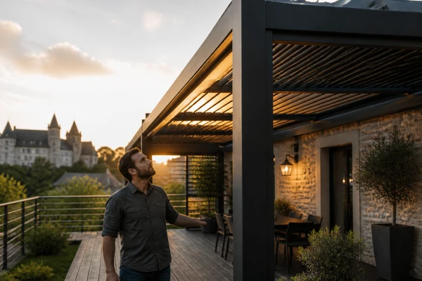 Pergola métallique sur mesure à Blois