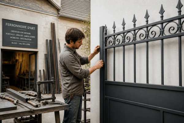 Portail métallique sur mesure à Blois