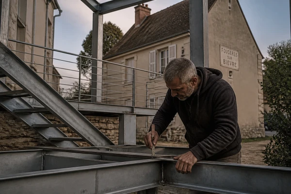 Structure métallique sur mesure pour particulier à Blois